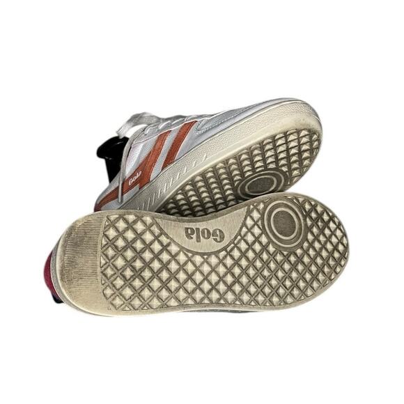 Womens Gola Classics Grandslam Trident Sneakers Size 6.5 Tan Red - Picture 5 of 6